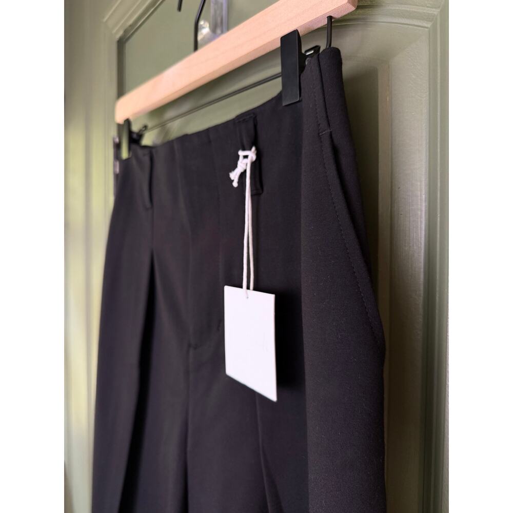 NWT Pistola Eden Pleated Ponte Barrel Tailored Trouser Night Out Black Womens 26 - Picture 4 of 9